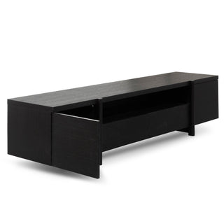 Harper TV Unit Black Oak
