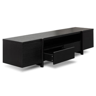 Harper TV Unit Black Oak