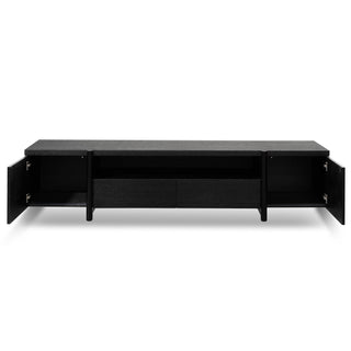 Harper TV Unit Black Oak
