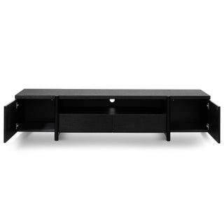 Harper TV Unit Black Oak